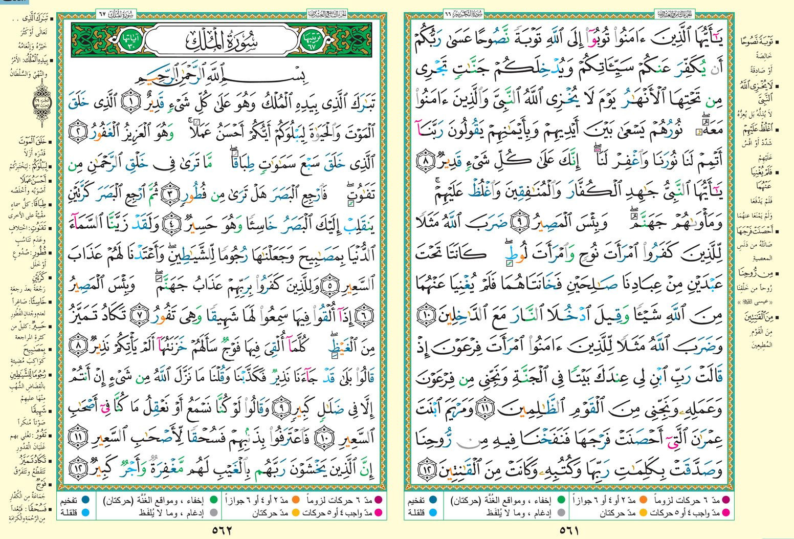 Surat Al Mulk Phonetique Sourate Al Mulk Coran Pdf YDFQN
